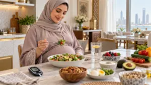 النظام الغذائي لسكري الحمل: تنظيم الوجبات ومتابعة السكر